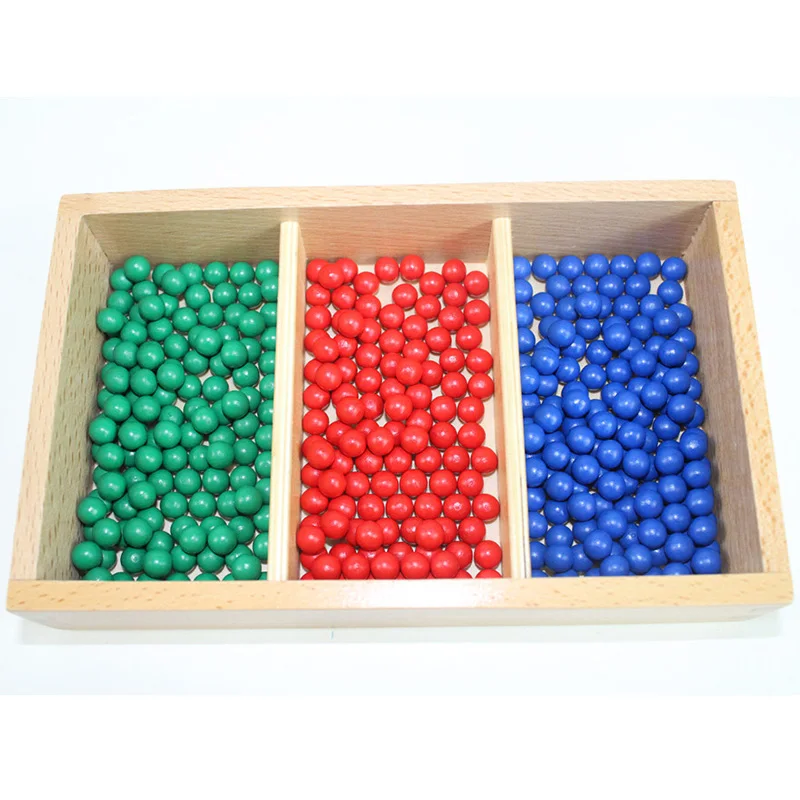 Baby Toy Montessori Small Patterns for Square Root Bead Board for Early Childhood Education Preschool Training Toys