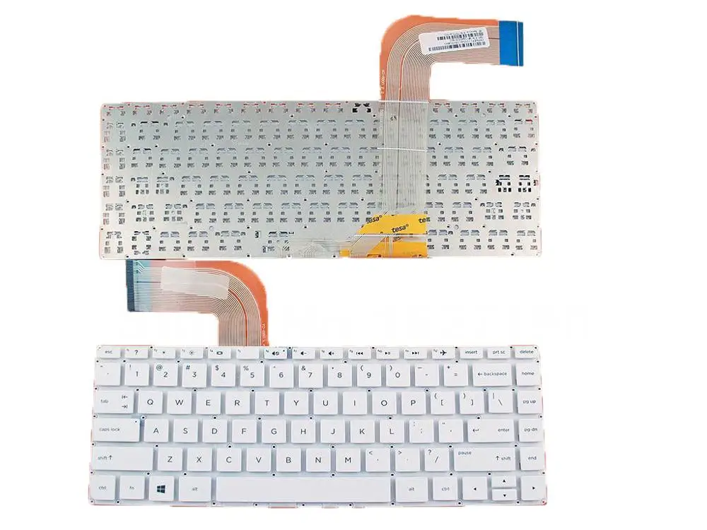 US Keyboard For HP Pavilion 14-v219tx v245tx v246tx V034TX WHITE Without FRAME Without Foil Win8 PN:MP-14A33US-920