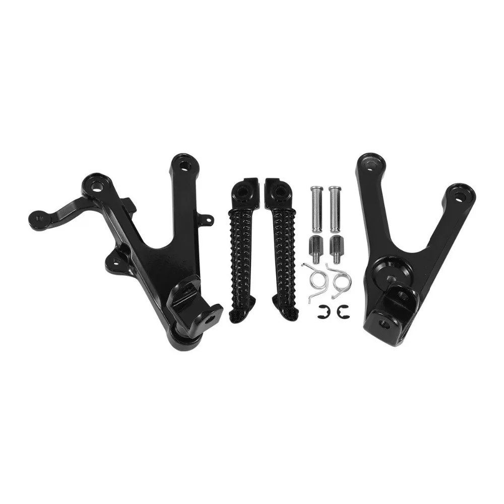

Motorcycle Front Footrest Foot Pegs Bracket Set For Yamaha YZF R6 2003-2005 R6S 2006-2009