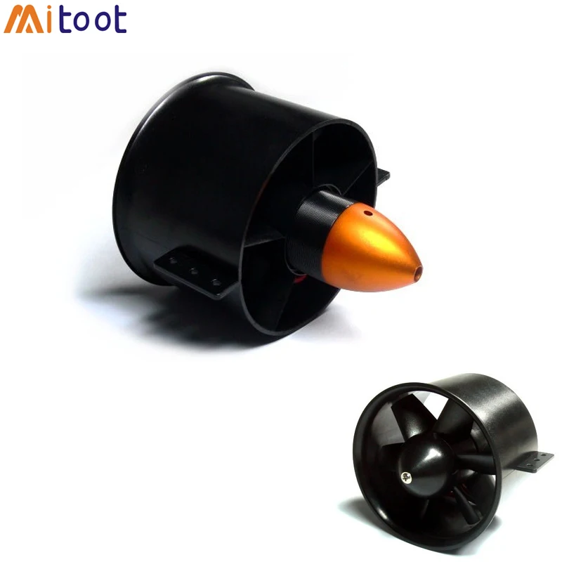 70mm / 90mm 6 Blades Ducted Fan EDF with F2839 3000KV / F3553 1750KV  650W/ 1600W Brushless Motor for RC Airplane