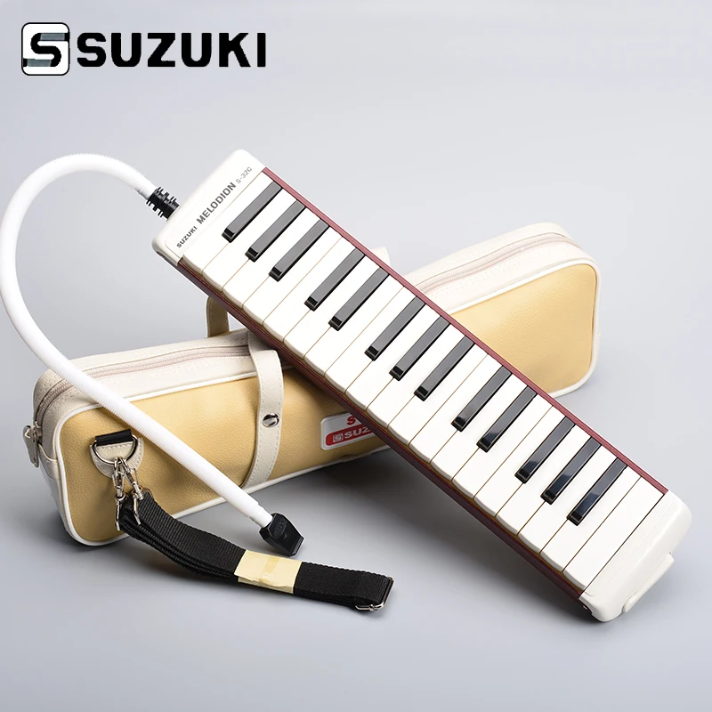 

Suzuki S-32C Soprano Melodion with Case and Mouthpiece 32 Key Melodica Professional Performance