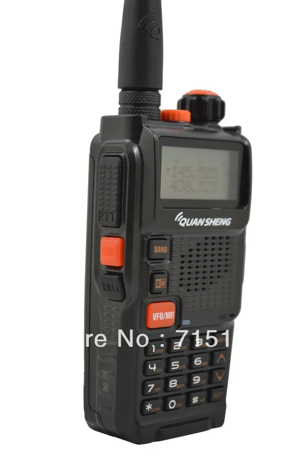 Freeship New 2013 Quansheng TG-K4AT(UV) Dual Band two way radio5W 128CH FM Portable two way CB ham radio quansheng walkie talkie