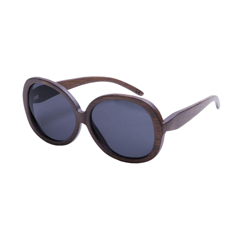 

BerWer 2023 Brown Bamboo Sunglasses Wood Polarized Sunglass Women Glasses UV400 Protection Eyewear