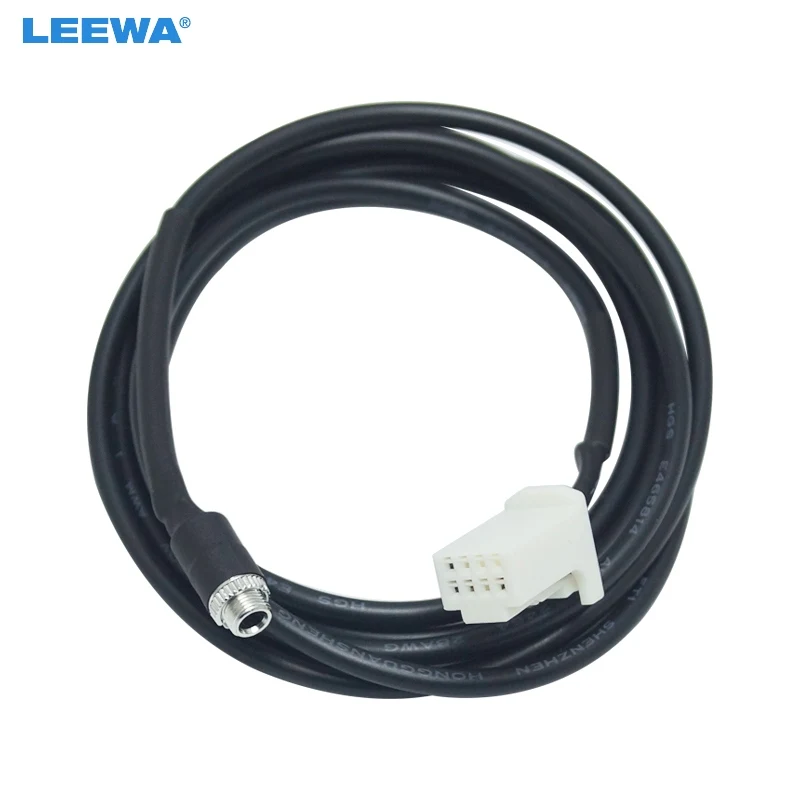 

LEEWA Car CD Radio MP3 Audio Aux Wire Cable Female 3.5mm Jack To 8-Pin Adapter For Nissan INFINITI/Sylphy/Tiida/Qashqai#CA5801