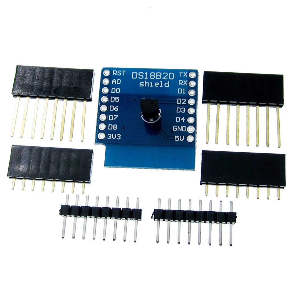Ds18b20 sensor de temperatura escudo para wemos d1 mini wemos d1 mini wi fi placa extensão compatível