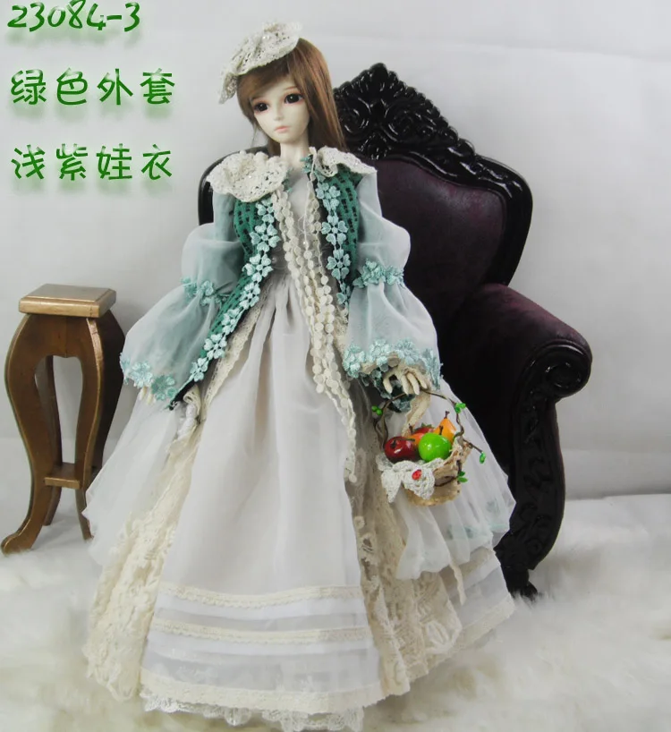 

1/4 1/3 весы BJD аксессуары для одежды пальто + платье костюм для куклы BJD/SD, кукла, обувь, парик и другие аксессуары в комплект не входят 18D1556