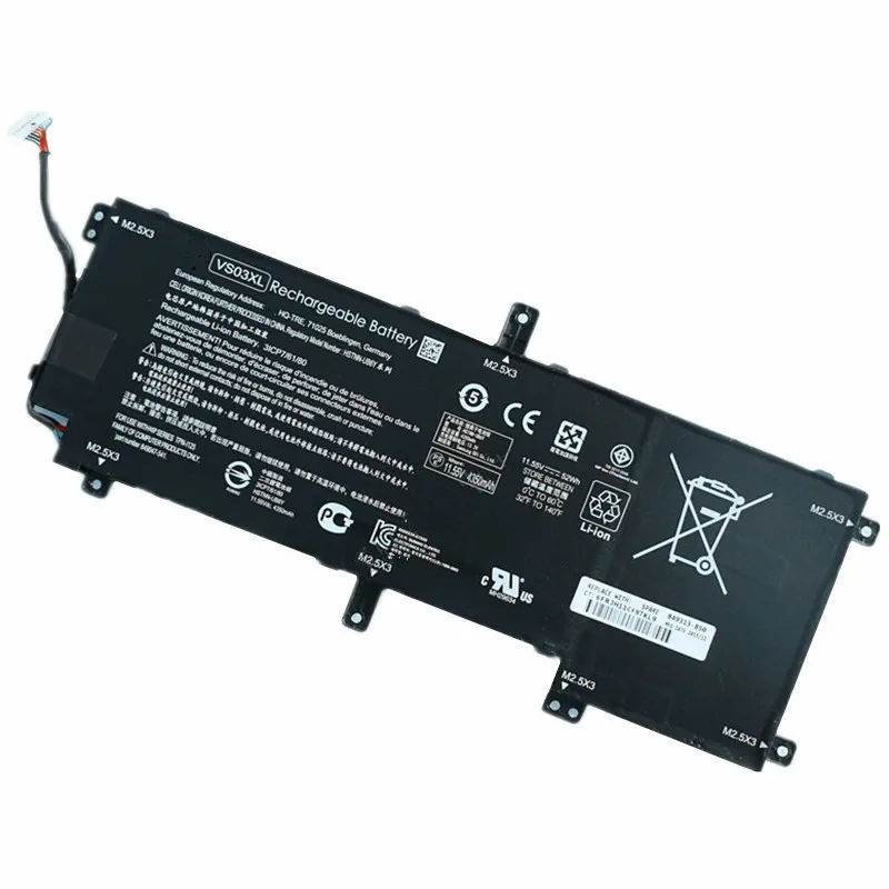 7XINbox VS03XL 11.55V 52wh Laptop Battery For HP Envy 15-AS 15-AS014WM 849047-541 HSTNN-UB6Y Tablet