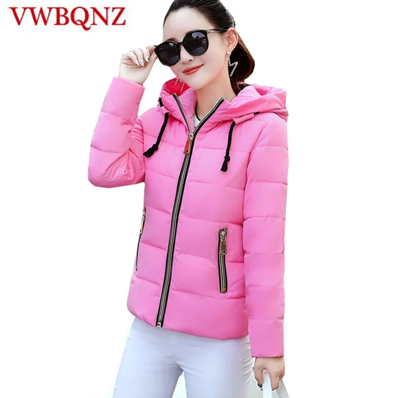 2024 Women winter jacket autumn hooded Coat Female Short Spring Jacket Women Padded cotton Parkas Casual Student Basic Jackets