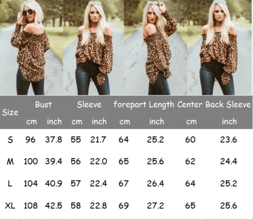 Women Tops Blouses 2019 Autumn Elegant Long Sleeve Leopard Print Off Shoulder Blouse Female Ladies Shirts Blouse