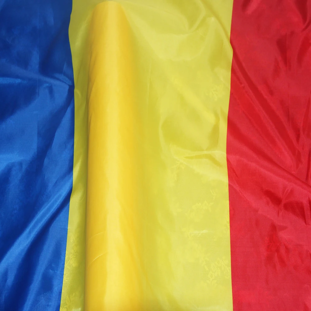 90 x 150cm Romania Flag Europe National Flag All Over The World hot sell goods Banner brass metal holes  NN056