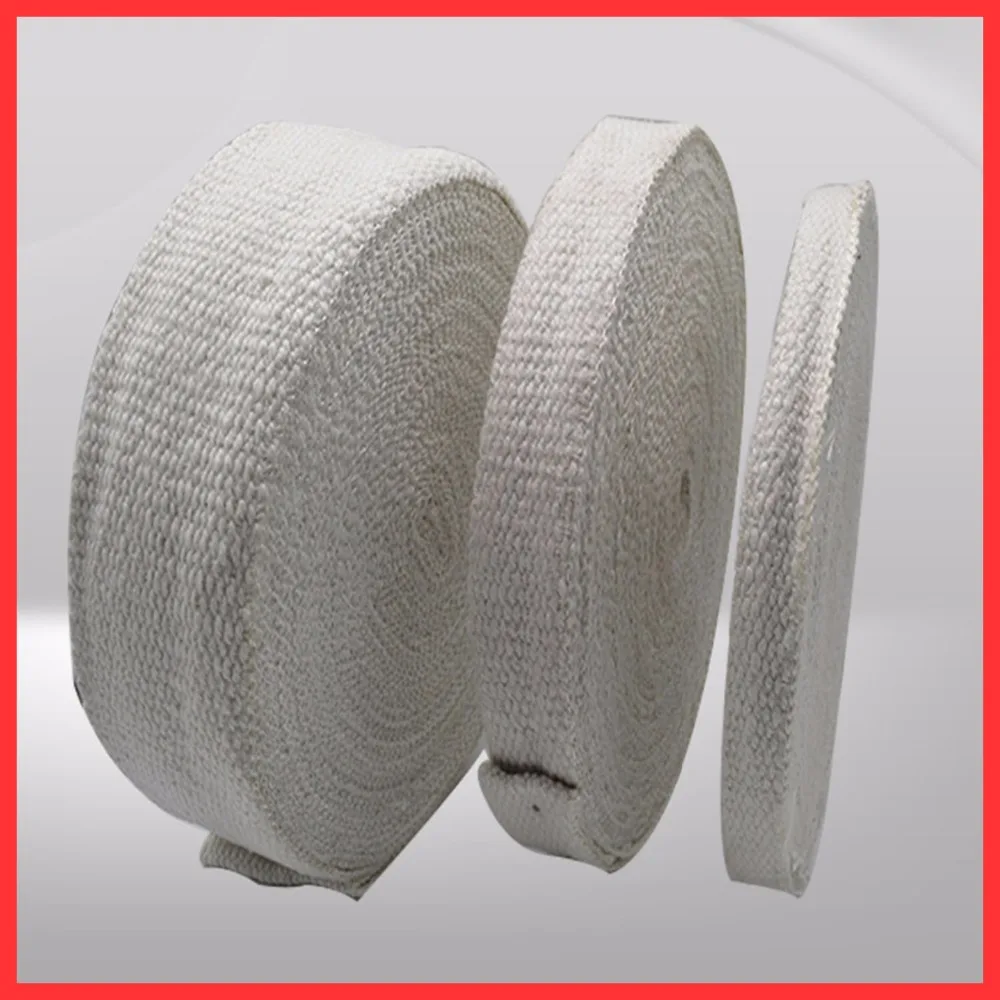 Fita da Fibra Cerâmica Retardante de Chamas Tropical Resistente a Altas Temperaturas à Prova de Fogo Resistor da Ferida do Fio de Vidro Fita de Tecido Fita de Fibra de Vidro