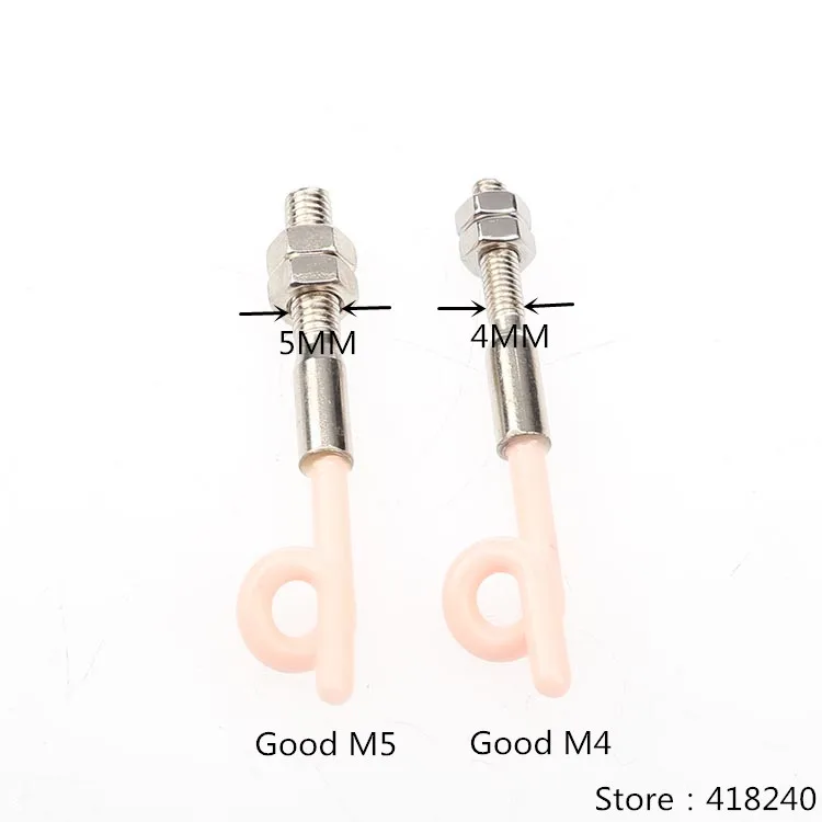 M4 M5 Thread Through Coil Line Ceramic Pigtail Loop Textile Accessories Porcelain Eye Yarn Guide