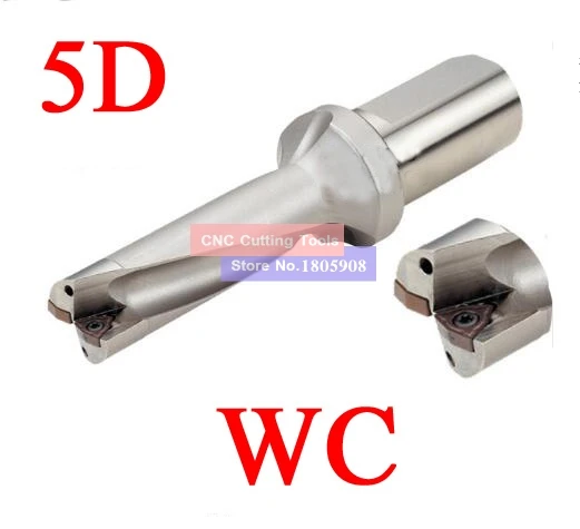 5D fast long diameter metal ZD05 14mm -32mm WC U Drilling Shallow Hole,cnc tool indexable insert drills bit tools