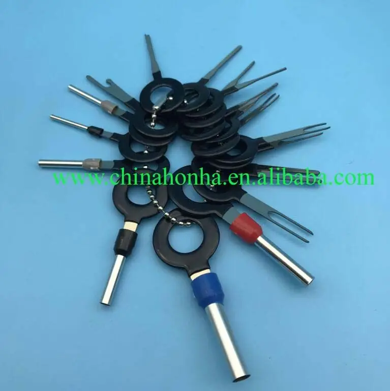 

2/5/10 pcs Car Terminal Removal Tool Kit Electrical Wiring Crimp Connector Extractor Puller Release Pin Kit 18pcs