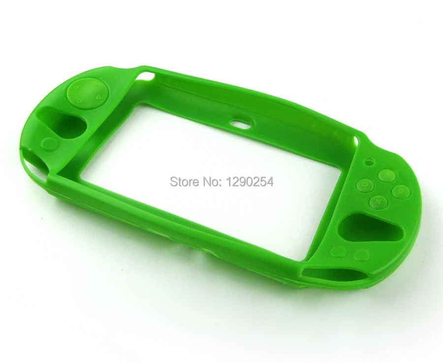 2pcs Soft Silicone Skin Protector Guard Cover Protective Case Protect Shell For PSV 2000 PSVita PSV2000 Console