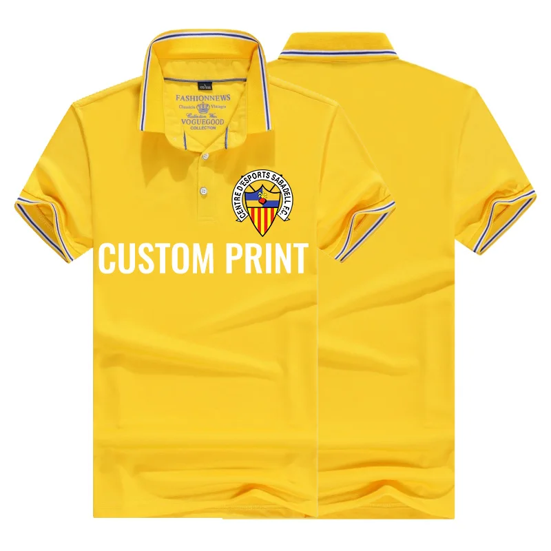 100% Cotton Casual Mens Polo Shirts Men Desinger Short Sleeve Custom Design and Printing Unique Wearable Unisex Polos Tops