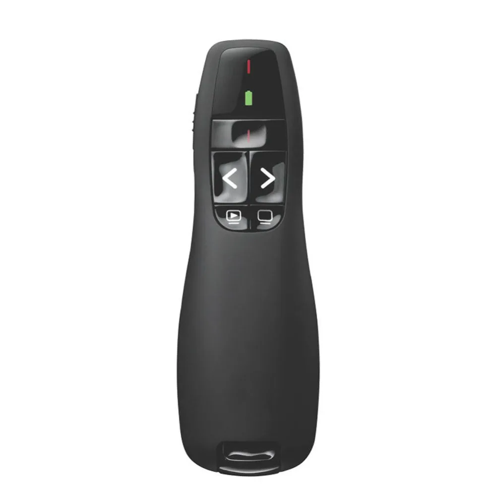 R400 Wireless Presenter Bright Green Red Laser Pointer Remote Control UP to 50-foot Range Not Included Battery