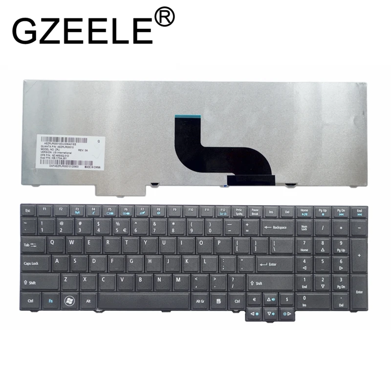 GZEELE NEW English Laptop keyboard FOR Acer For TravelMate 5760 5760G 5760Z 5760ZG TM5760 8573 TM6495T 7750 5760 6595 6495 US