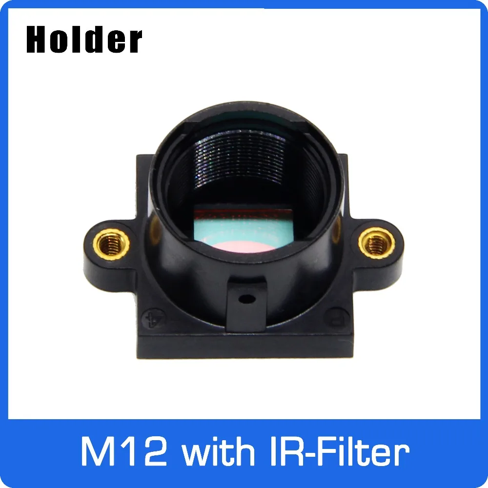 M12 Mount Holder PC+30%GF with 650nm IR Filter For M12 Lens Support 20mm Hole Distance PCB Board Module or CCTV Camera