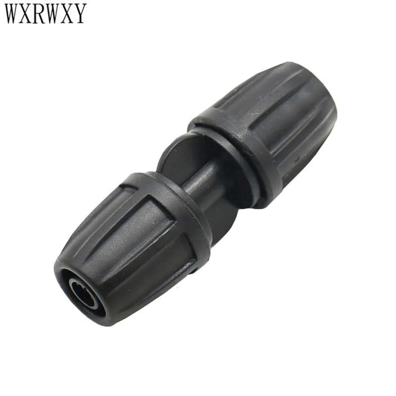 Garden irrigation Hose connector 8 / 11mm 2 Way Thread Lock Barbed Connector 3/8 straight barb irrigation screw 4pcs