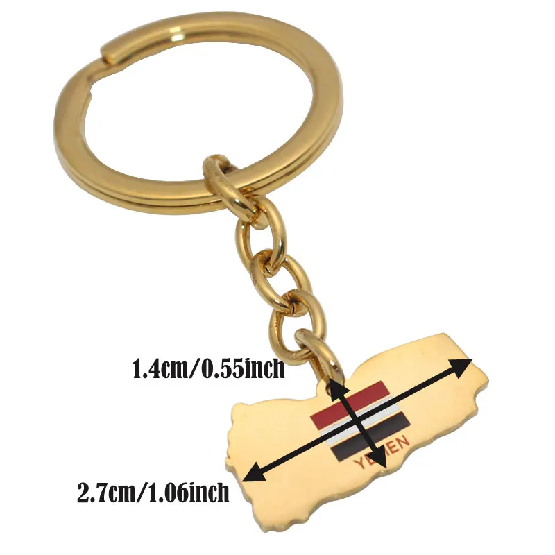 yemen map key chains key ring  offer drop shipping service