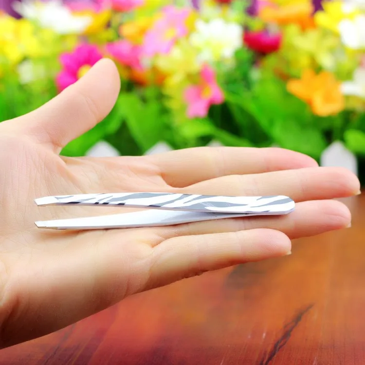 

tweezers steel Eyebrow Tweezer Forceps Makeup Tools For Girl Forcep Beveled Flat Stainless Steel Scissors Clip Tweezers Beauty