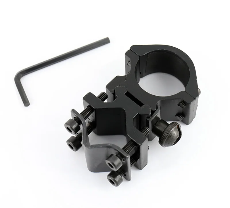 Universal Metal Rail Clip 25mm Ring 20mm Rail Gun Mount Tactical Flashlight Laser Torch Bracket For 501B C8 Hunting Flash Light