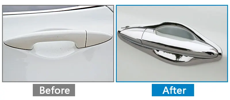 For Hyundai Solaris Accent Verna 2010-2015 Chrome Trim Door Handle Covers 2011 2012 2013 2014 Hatchback Accessories Car Styling