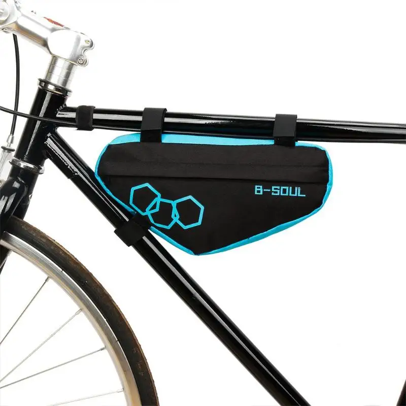 B-SOUL Waterproof Cycling Bicycle Bags MTB Road Bike Frame Front Triangle Bike Tube Bags Rainproof Bicycle Repair Tool Pannier