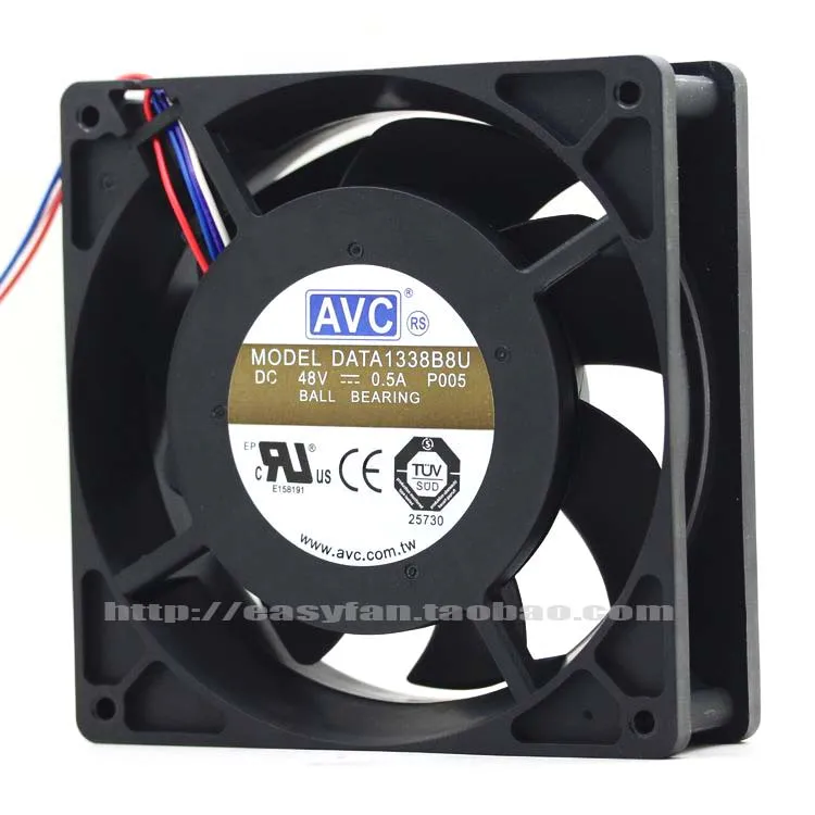 

NEW AVC DATA1338B8U 48V 0.5A 13CM 13038 cooling fan