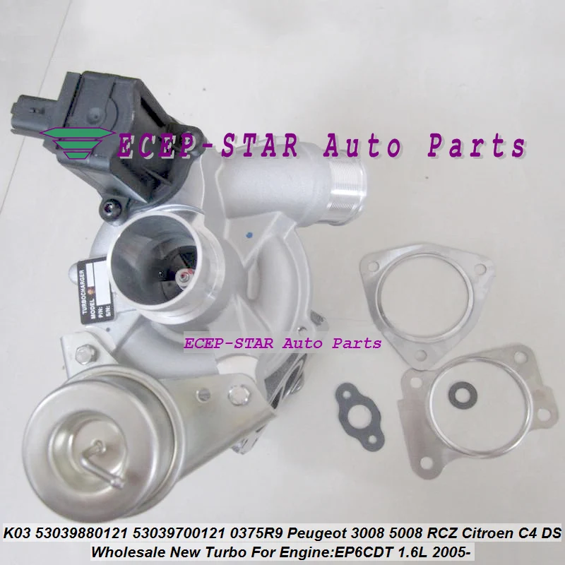 TIAO JIA K03 0104 53039880104 53039700104 Turbo  For Peugeot 207 308 3008 5008 RCZ For Citroen DS 3 C4 EP6DT EP6CDT 1.6L THP