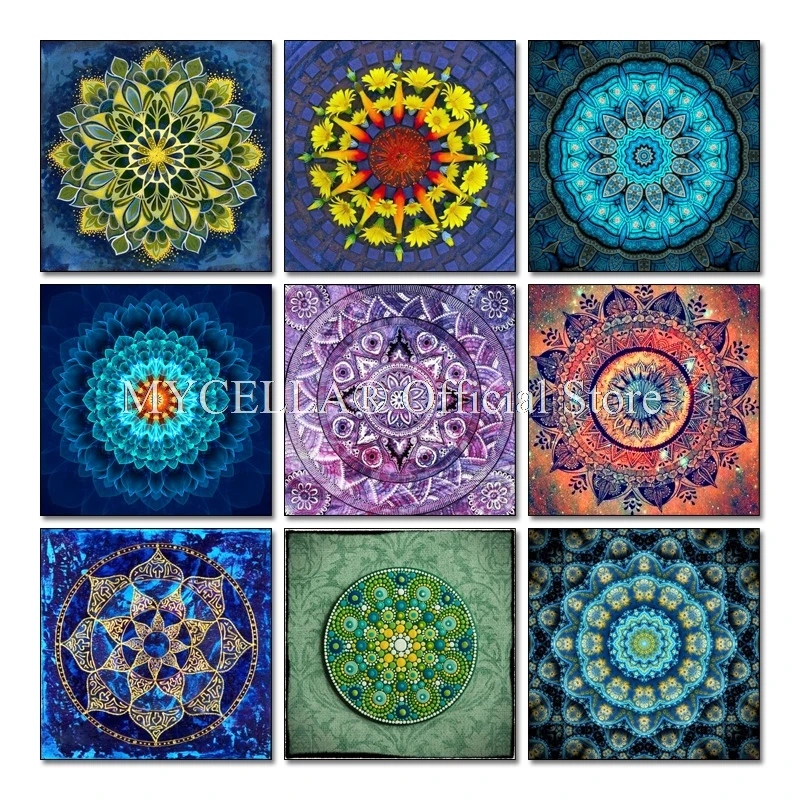 

5D Diamond Painting Cross Stitch Pattern Diamond Embroidery Mandala Flowers Religion Mosaic Full Drill Diy Home Decor Christmas