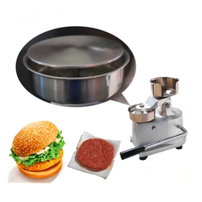 130mm manual stainless steel hamburger meat patty press machine burger forming maker machine