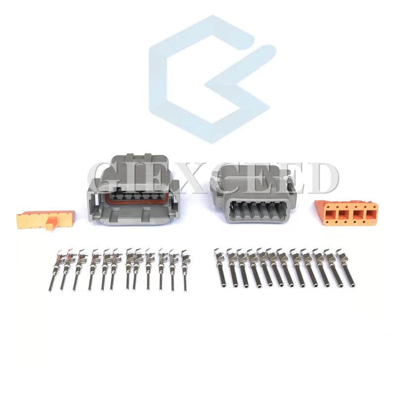 12 Pin DTM DTM04-12P / ATM04-12P DTM06-12S / ATM06-12S Auto Deutsch Connector AC Assembly Automotive Connectors With Pins