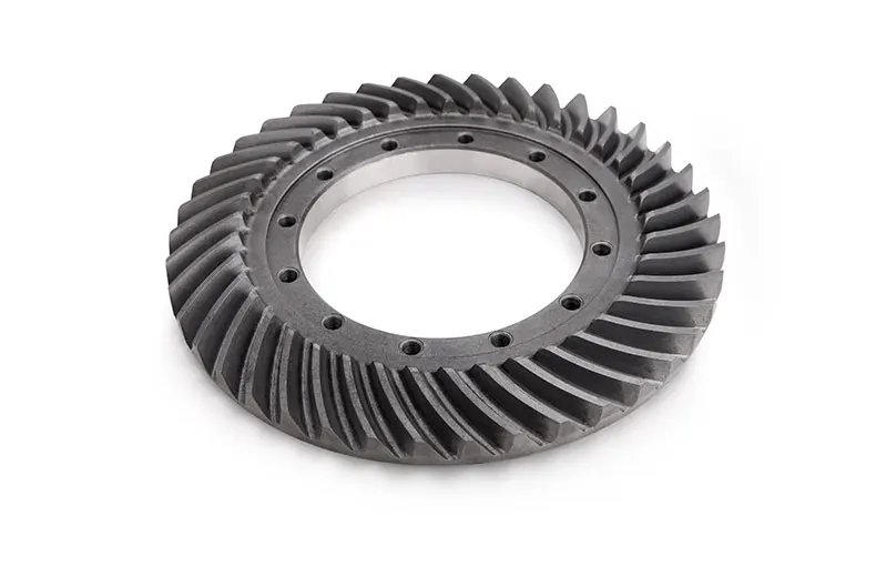 set of spiral bevel gear with shaft (208mm,11T/24spline) for Dongfeng DF804 824.. , part number:  850-2.38.109+850-2.38.115