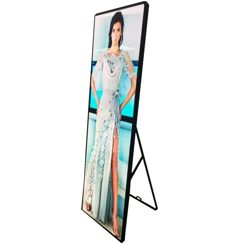 

LED Poster 640*1920mm Screen P2.5 Indoor LED Advertising Machine Magnetic Screw Universal led Display Wall Player