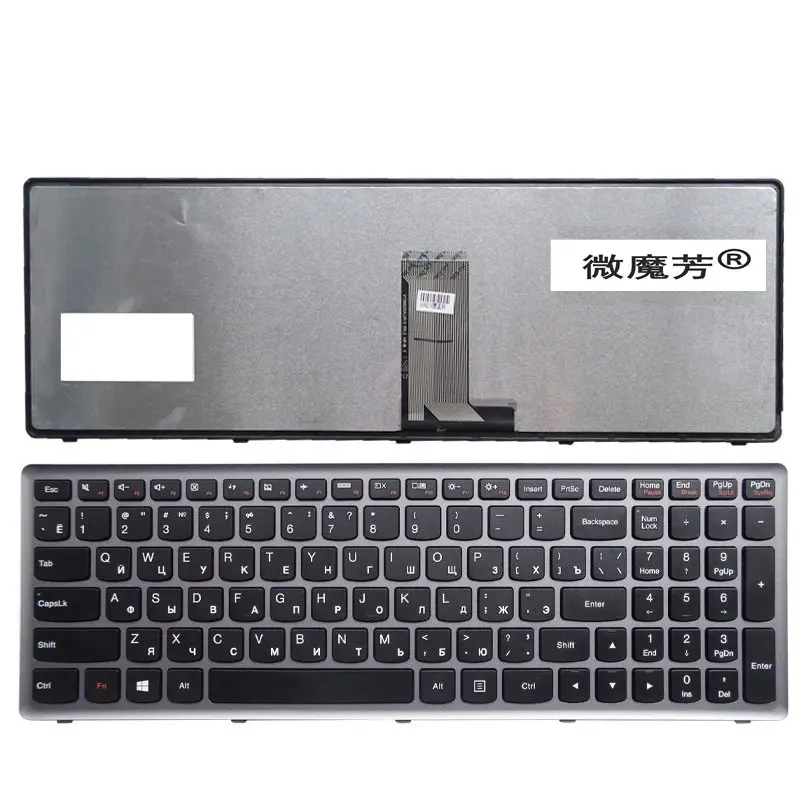 

Russian Laptop Keyboard for Lenovo NSK-BF1SU 0KN0-B62RU13 V-136520MS1 25211215 9Z.N8RSU.10R 25211335 25211304 T6B1-RU