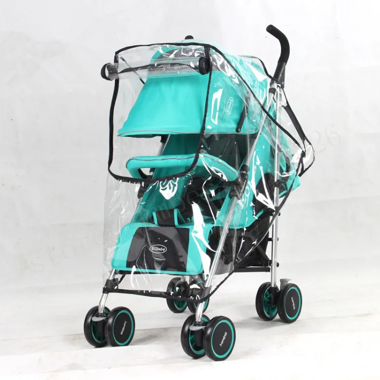 Baby stroller rain cover  PVC Universal Wind Dust Shield with windows For Strollers Pushchairs stroller accessories