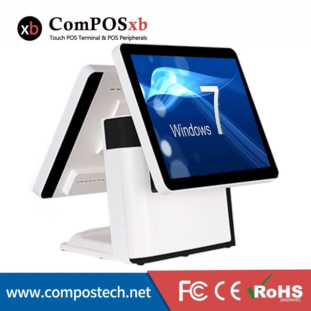 

Windows Touch POS machine Dual Screen Epos All In One Pos System For Retail Store