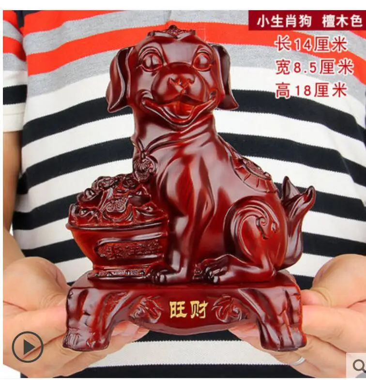 

red resin Horse sheep monkey chicken dog pig craft deco Animal brings handicraft diamond gift kitchen sculpture home decoration