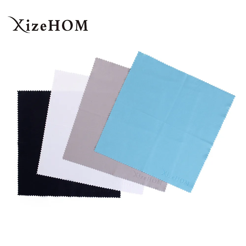 XizeHOM-Microfiber Lens Cleaning Cloth, Eyeglasses and Camera Duster, Lens Clothes, Eyewear Accessories, 20x20cm, 8Pcs