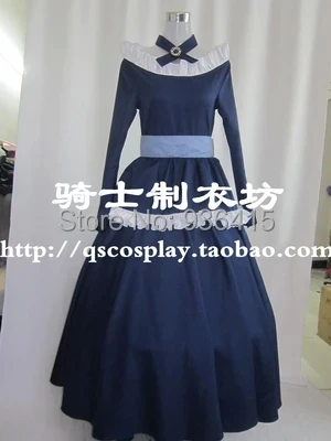 Mirajane strauss cosplay costume blue dress 11