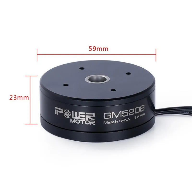 Iflight Ipower GM5208-200T GM5208 3KG 5208 Hollow Shaft Brushless Gimbal Motor With AS5048A for DSLR Mount for  600-1550g camera