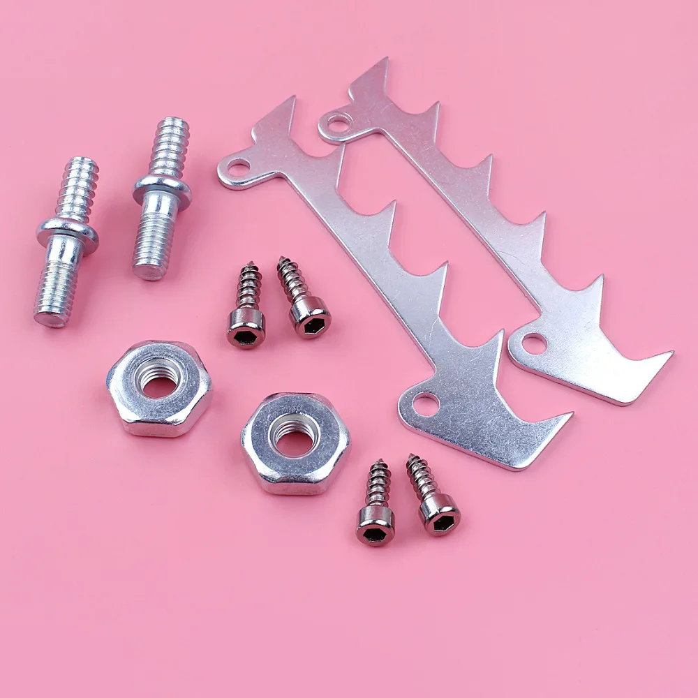 Paraurti Spike Bar Vite Dado Della Vite Prigioniera Kit Per Stihl 017 018 019 MS170 MS171 MS180 MS181 Motosega Pezzi Di Ricambio