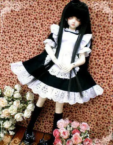 [wamami] 220# Black Maid Dress/Apron/Suit For 1/3 SD AOD DZ BJD Dollfie