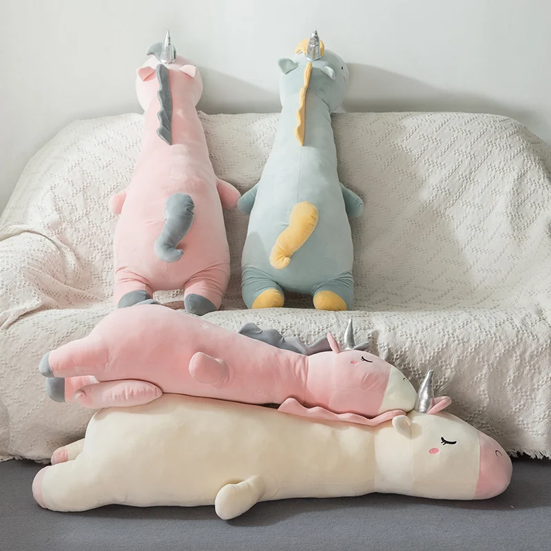 

120cm Lovely Giraffe Transform Unicorn Plush Toy Stuffed Cute Soft Giraffe Plush Toys for Children Lovers Creative Birthday Gift