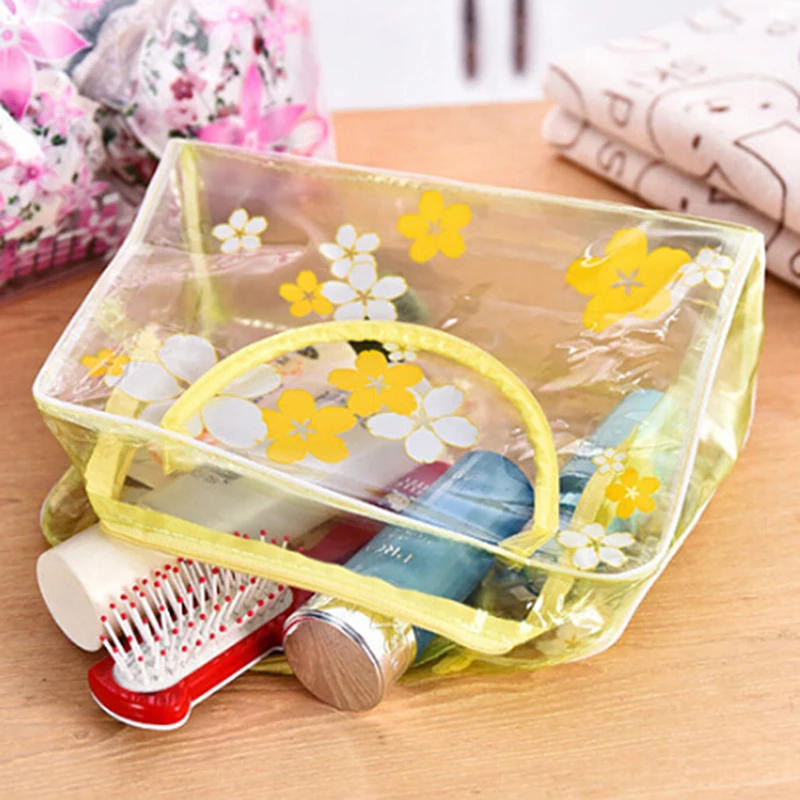 PVC Waterproof Summer Swim Bag Swimsuit Organizer Underwear Bra Packing For Travel Makeup Organizer Cosmetic Cloth Storage Box