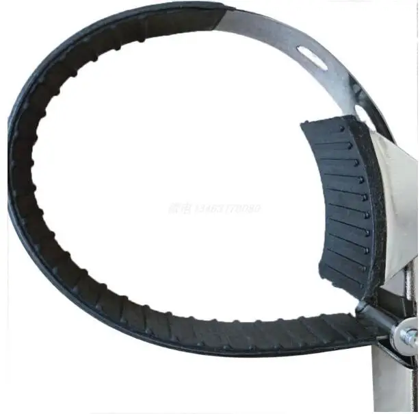 Striscia di acciaio a 8 fori Chiave universale regolabile per filtro griglia olio Strumenti di riparazione e smontaggio auto