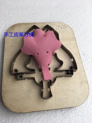 Elephant cow bear wolf hippo abstract animal knife