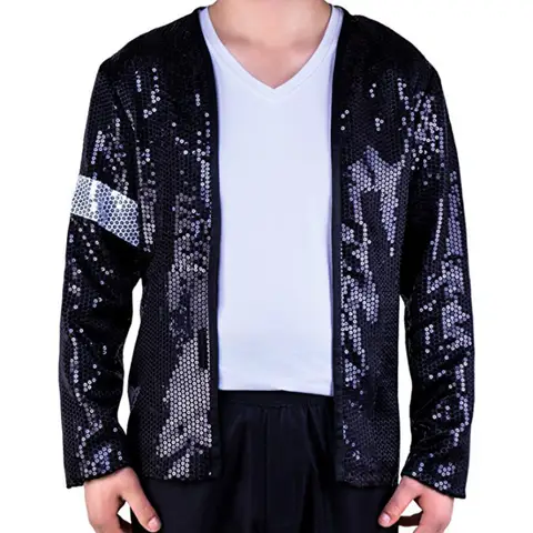 Rare Cosplay Michael Jackson Billie Jean Sequined Jacket